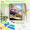 Flowers Paint by Numbers Kit for Adults, Hydrangea Paint by Number Adult, Painting by Numbers for Gifts and Home Interior Decor